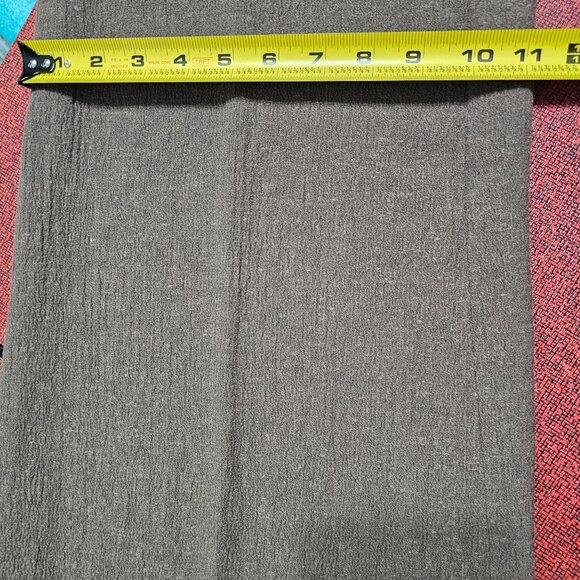 J. Jill Brown Wide-Leg Pants L Hemp/Silk/Organic Cotton Blend Stretch Drawstring - Picture 9 of 10